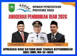 Besok Siang, Anugerah Pendidikan Riau Kembali Digelar untuk Tujuh Kategori